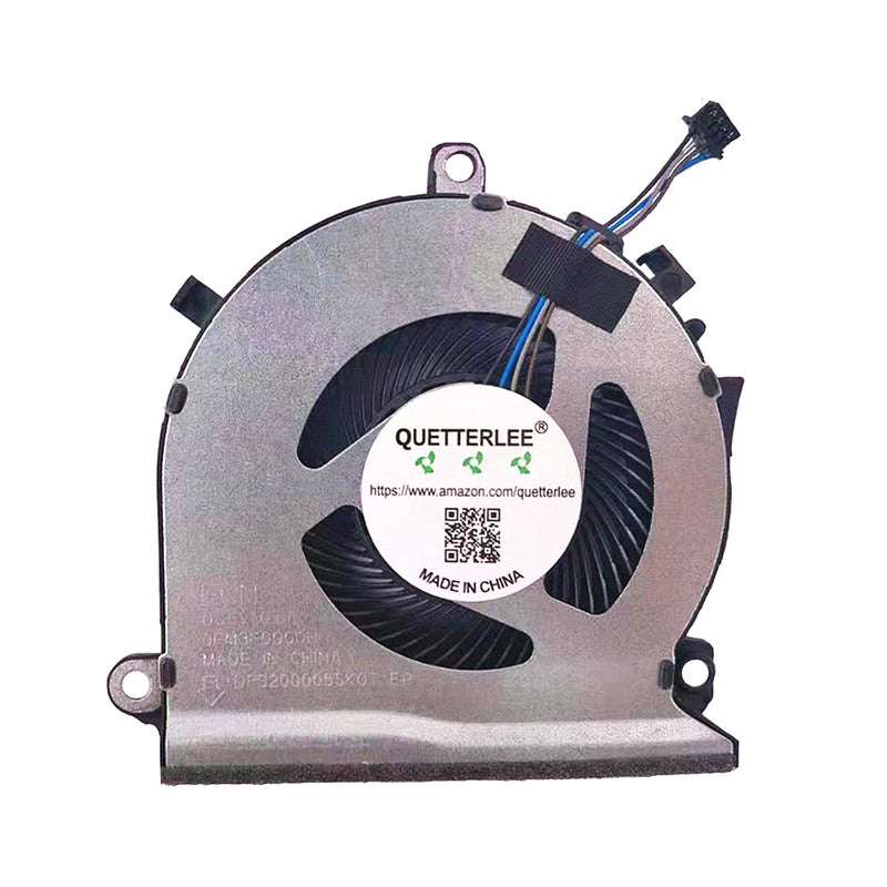 QUETTERLEE مروحة تبريد وحدة المعالجة المركزية QUETTERLEE جديدة لجهاز HP Pavilion Gaming 15-EC 15-ec0013dx 15-ec0751ms 15-ec0054ax 15-ec0010nr 15-ec0075ax 15-ec0001ne 15-ec0078ax 15-ec0001ne 16-A 16-A0010CA سلسلة L77560-001 - Image 1